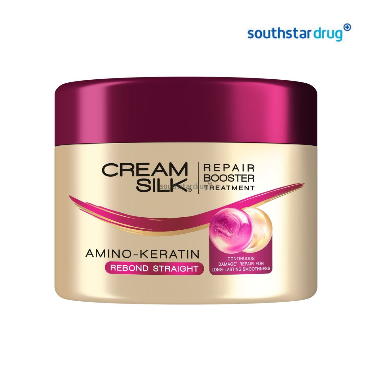 Cream Silk Treatment Keratin Rebond Straight 250 mL Tub