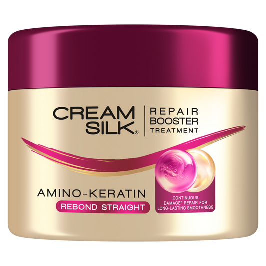 Cream Silk Treatment Keratin Rebond Straight 250 mL Tub