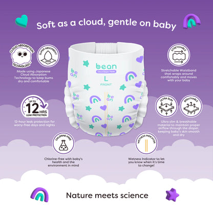 Bean Cloud Diaper Pants L - 30pcs