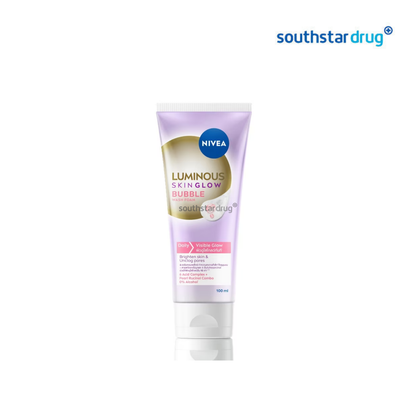 Nivea Facial Cleanser Luminous Bubble 100ml Tube