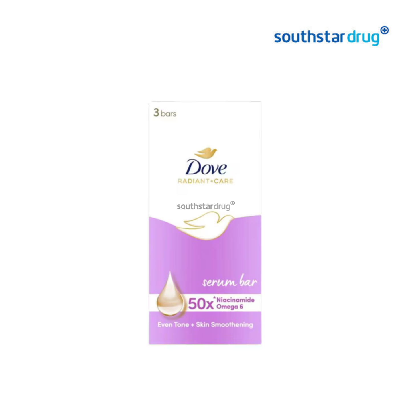 Dove Soap Serum with Niacinamide + Omega 6 90g Pack of 3