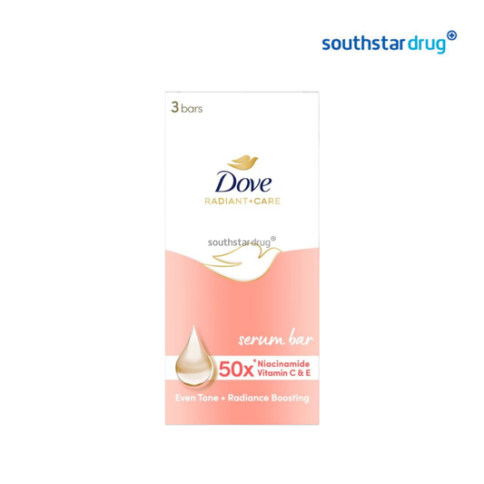 Dove Soap Serum with Niacinamide + Vitamin C & E 90g Pack of 3