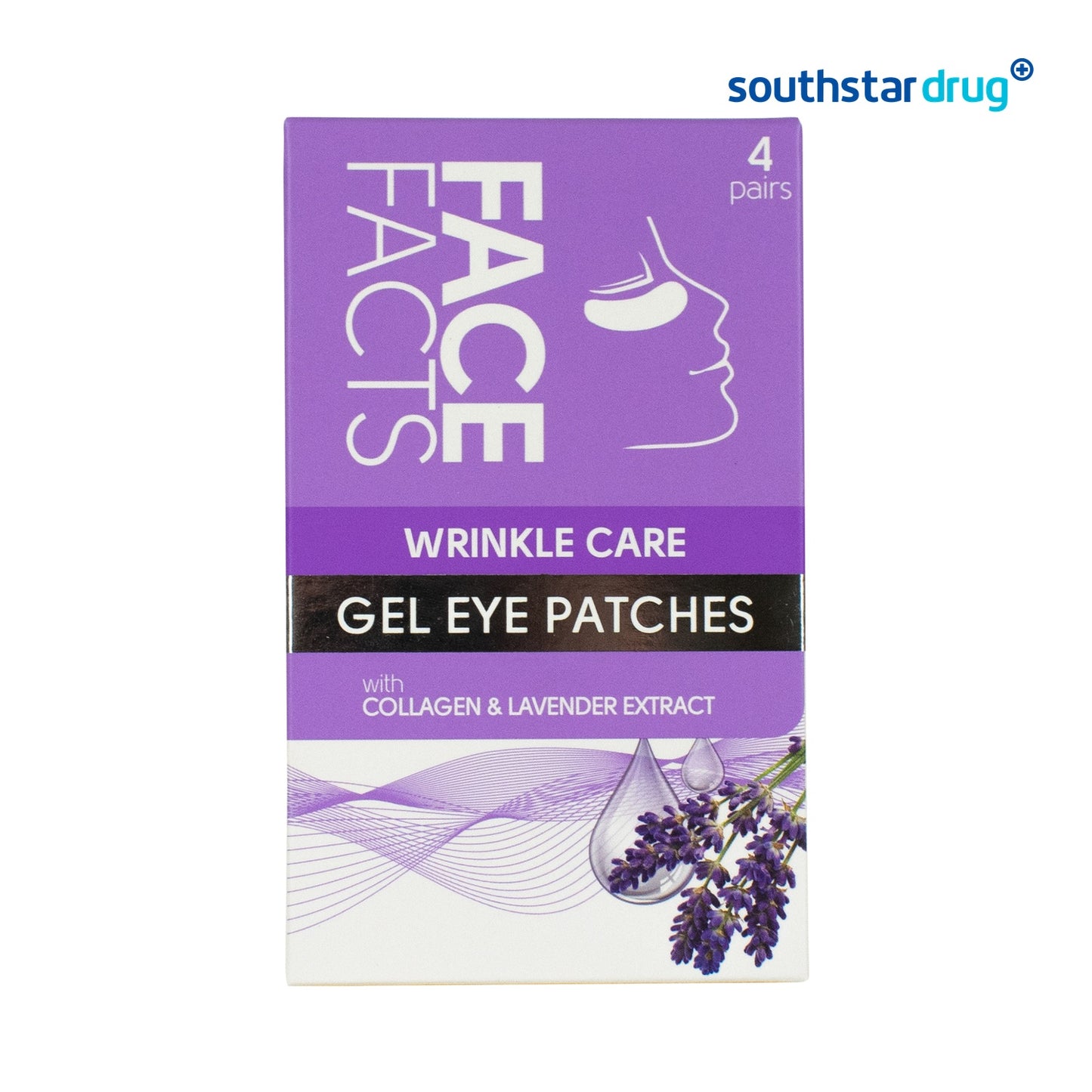 FaceFacts Wrinkle Care Gel Eye Patch - 4 Pairs