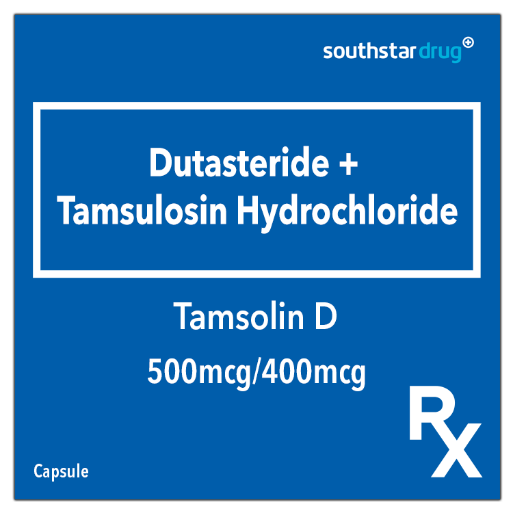 Rx: Tamsolin D 500mcg/400mcg Capsule
