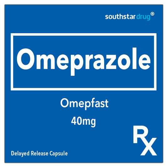 Rx: Omepfast 40mg Delayed Release Capsule
