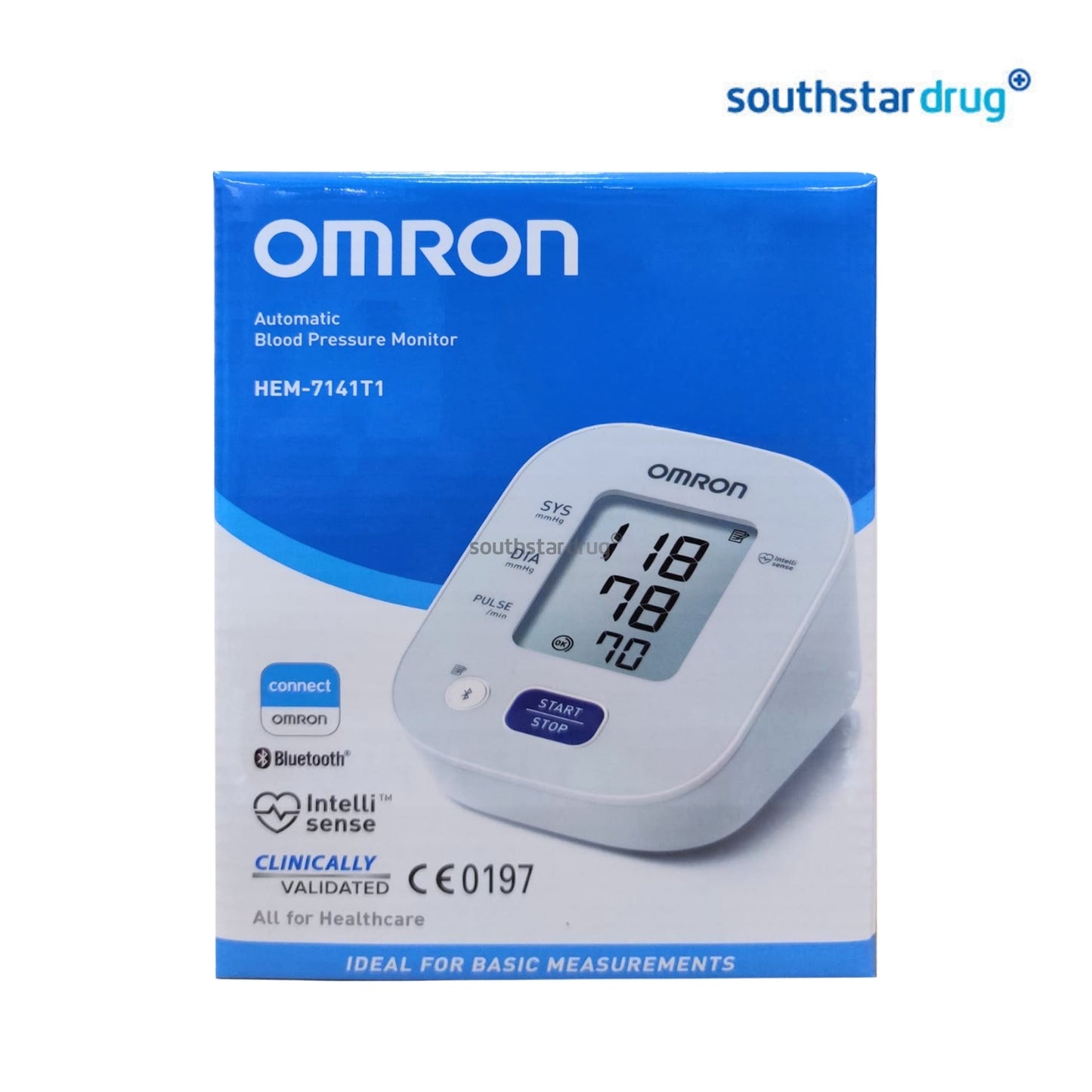 Omron Automatic BP Monitor HEM-7141T1 (1 Device) - Blood Pressure Monitoring