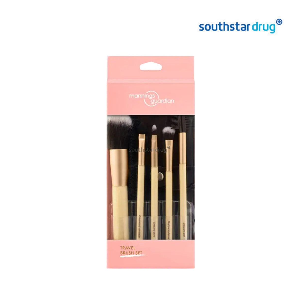 Mannings Guardian Travel Makeup Brush Set (1 Set)