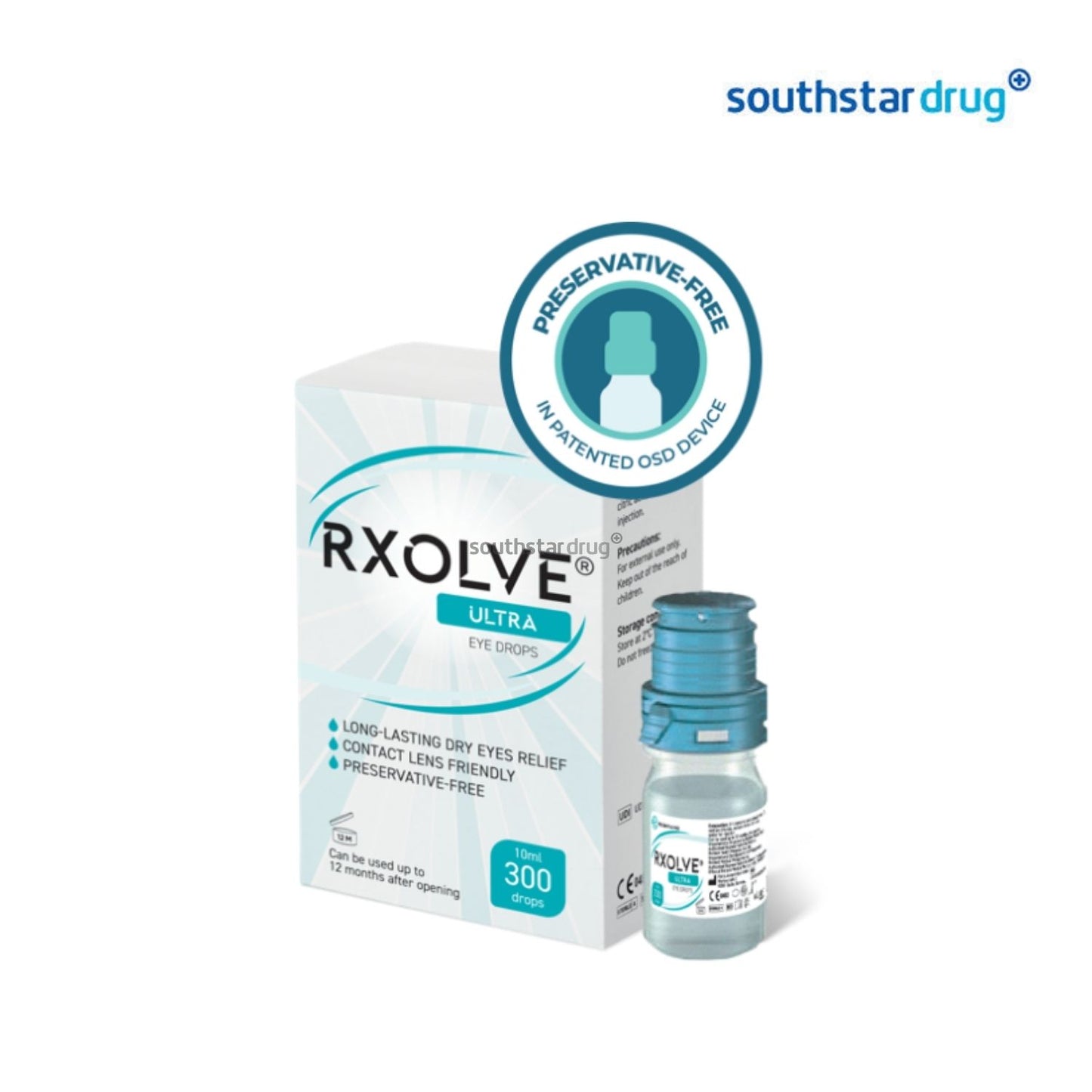 Rxolve Ultra Lubricating Eye Drops 10ml