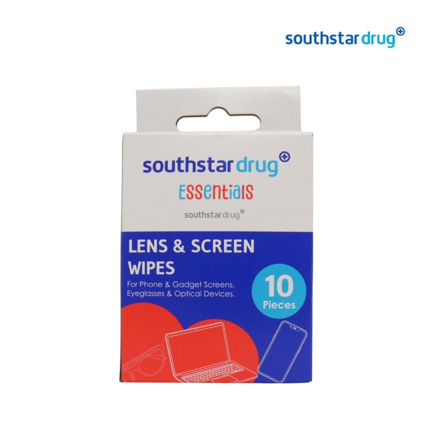 Southstar Drug Essentials Lens & Screen Wipes  (1 Pack, 10 Wipes) – Lens & Screen Cleaning