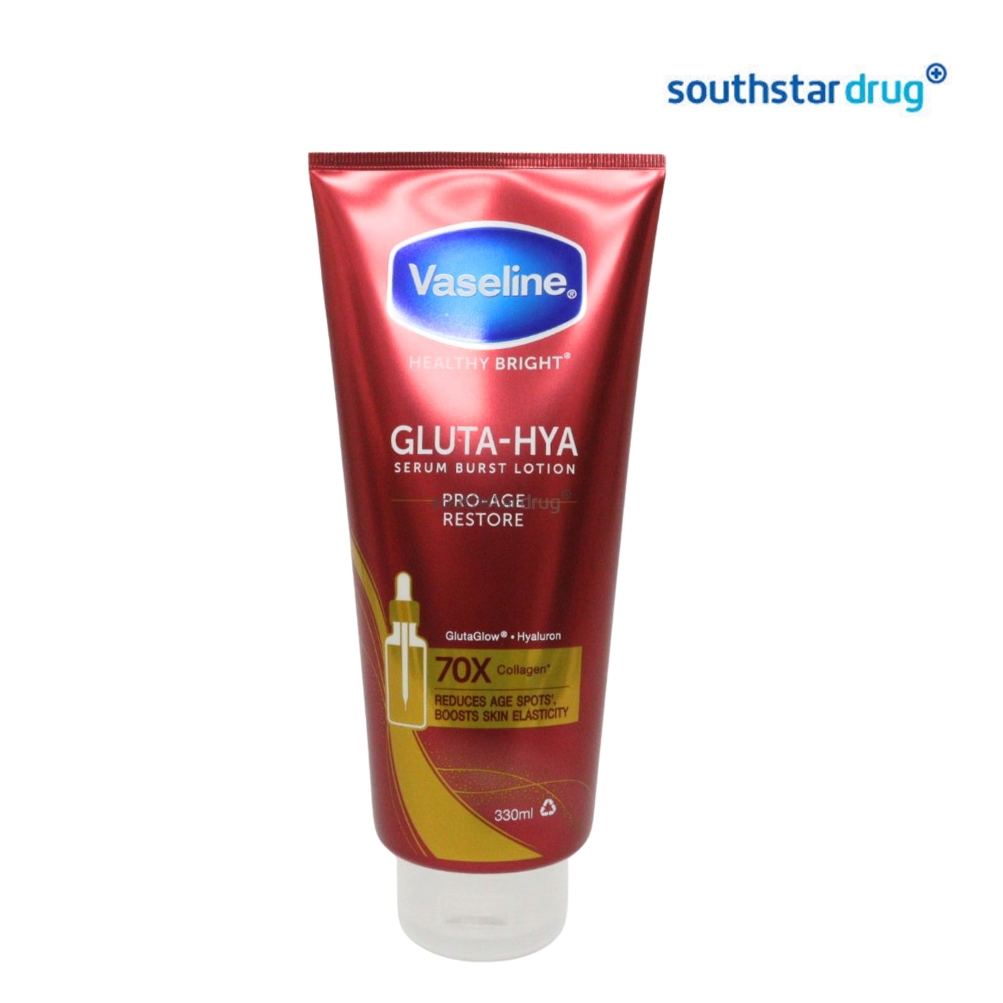 Vaseline Gluta-Hya Pro-Age Restore Lotion 330ml 1 Bottle – Daily Moisturizing Skin Care