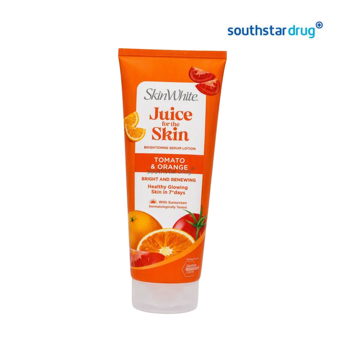 SkinWhite Serum Lotion Tomato & Orange 180ml (1 Tube)- Daily Skin Care