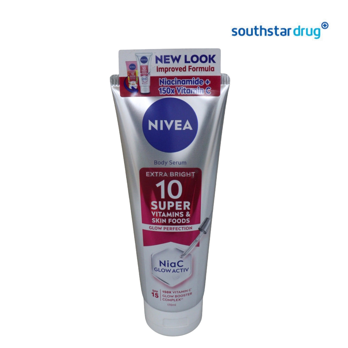 Nivea Extra Bright Super C+ Serum Lotion 170ml – Skin Moisturizing Care