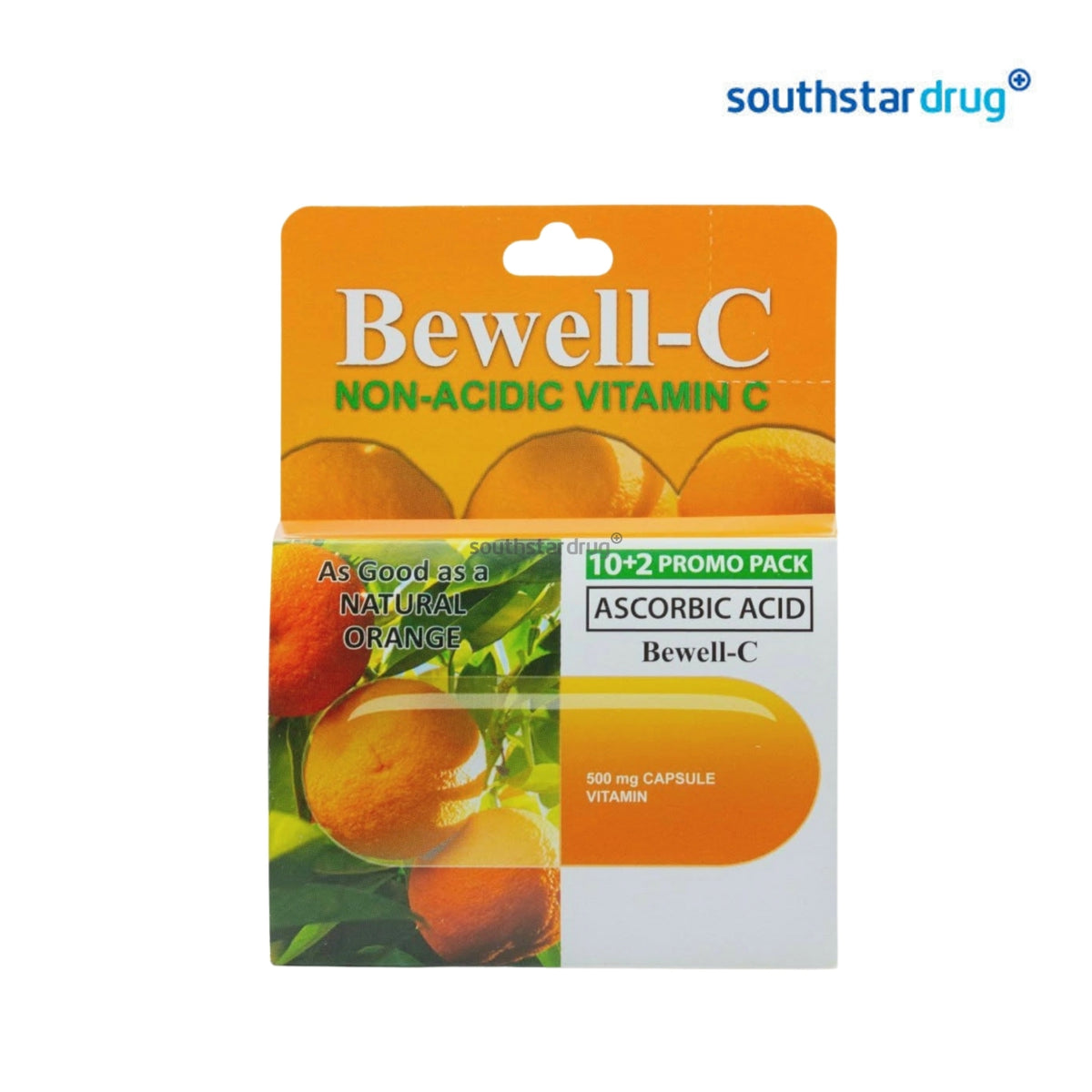 Bewell-C Non-Acidic Vitamin C Capsule 500mg 12s – Vitamin C and Antioxidant Support