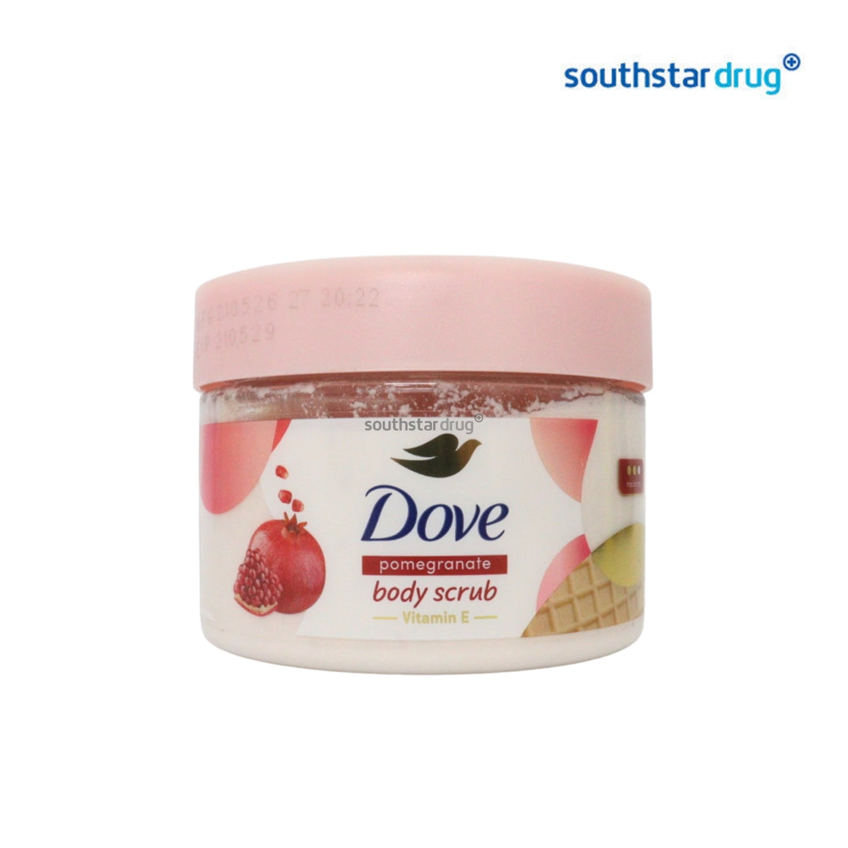 Dove Body Scrub Pomegranate 280g 1 Tub – Exfoliating Body Care