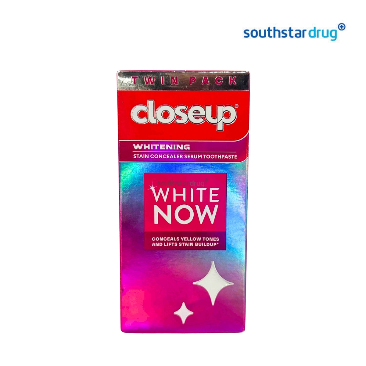 Close Up White Now Concealer Pink Twin Pack Toothpaste 100g (2 Tubes)