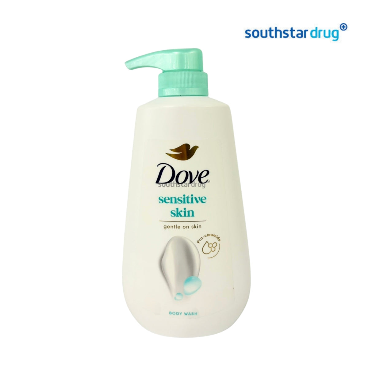 Dove Sensitive Skin Body Wash 550ml Bottle