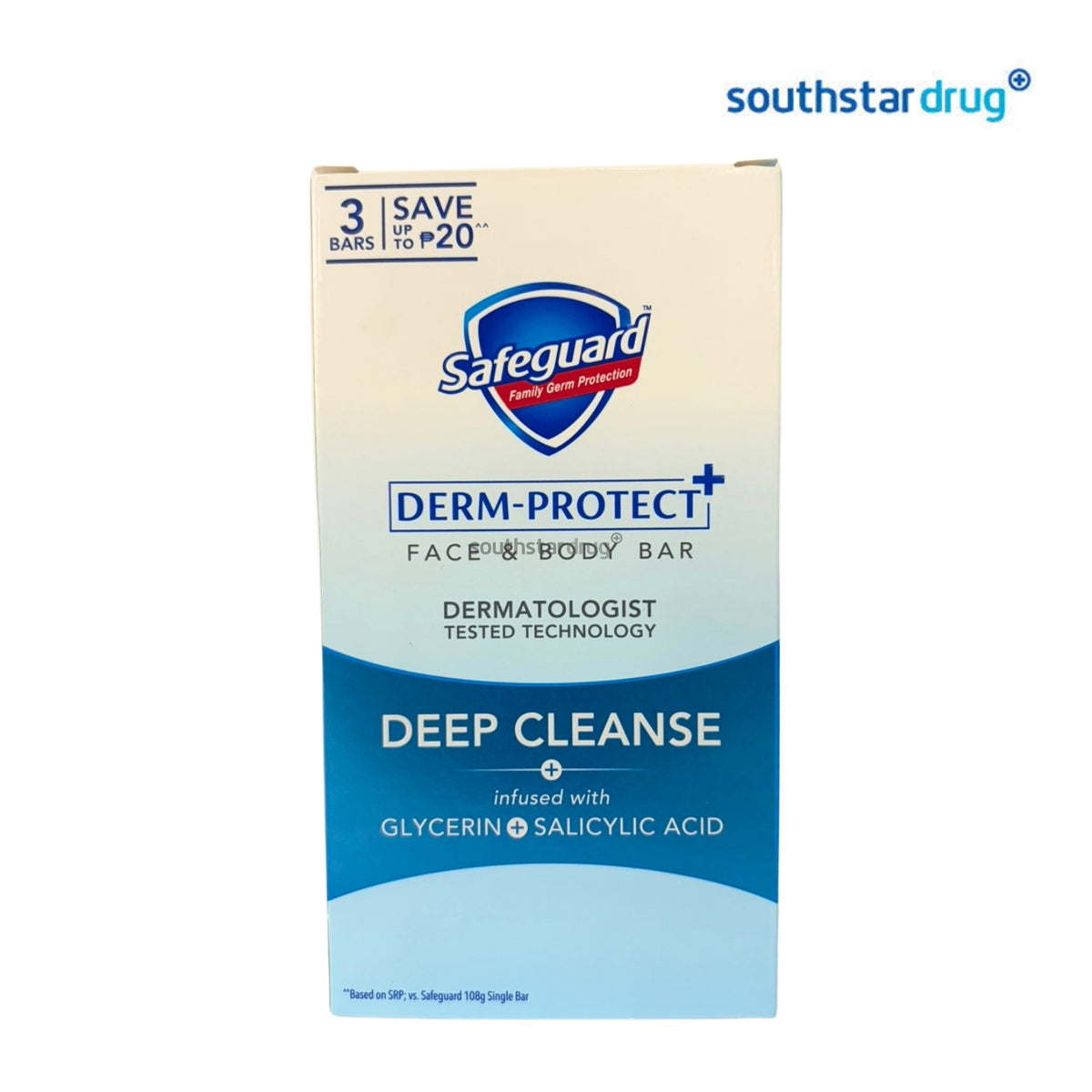 Safeguard Derma Protect Cleanse Soap 108g (3 Bars)