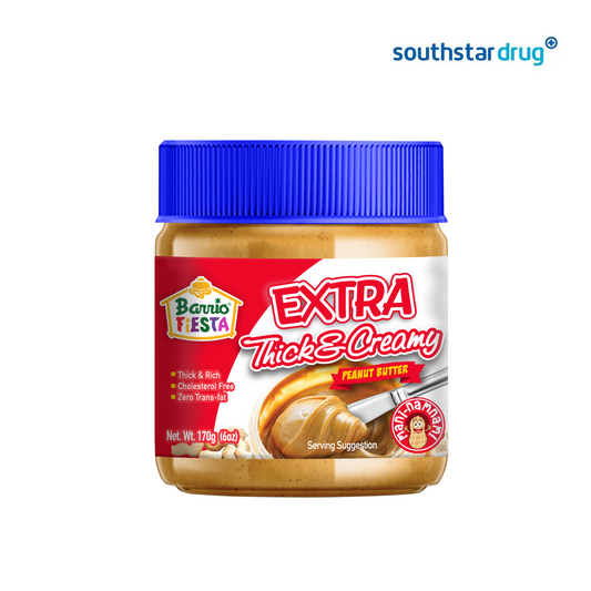 Barrio Fiesta Extra Thick & Creamy Peanut Butter 170g