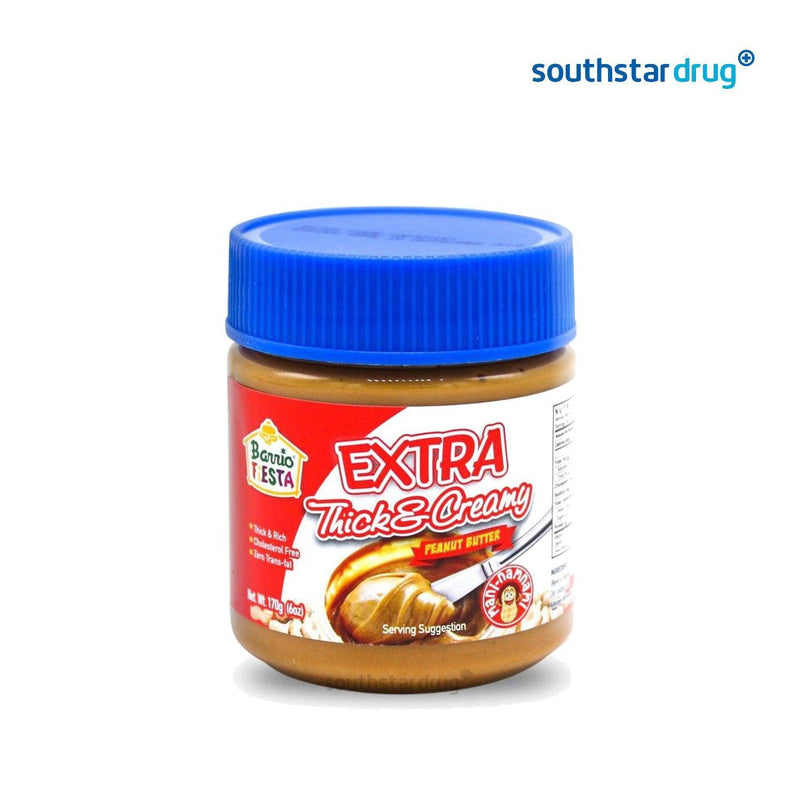 Barrio Fiesta Extra Thick & Creamy Peanut Butter 170g