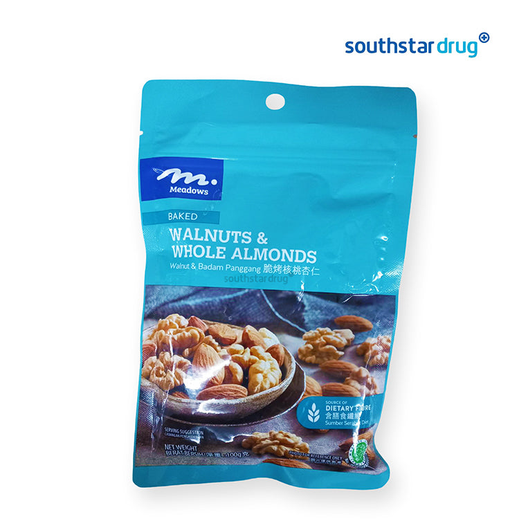 Meadows Baked Walnuts & Whole Almonds 100g
