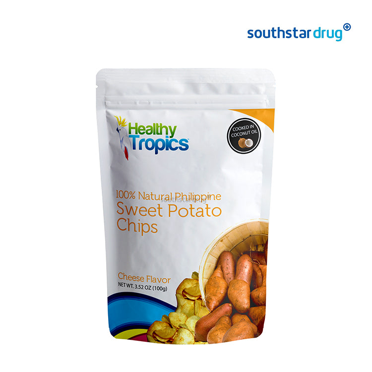 Healthy Tropics Sweet Potato Chips Cheese 100g Pouch