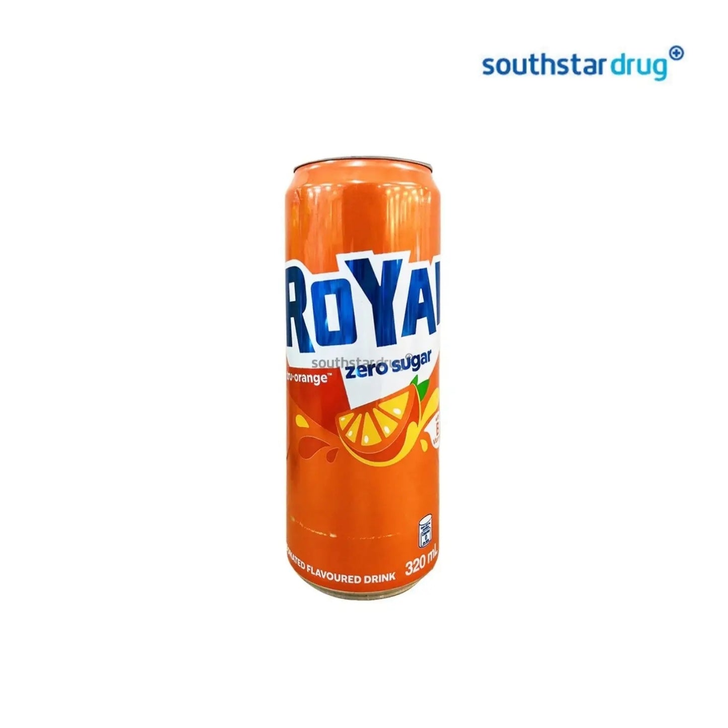 Royal Tru-Orange Zero Sugar Drink 320ml Can
