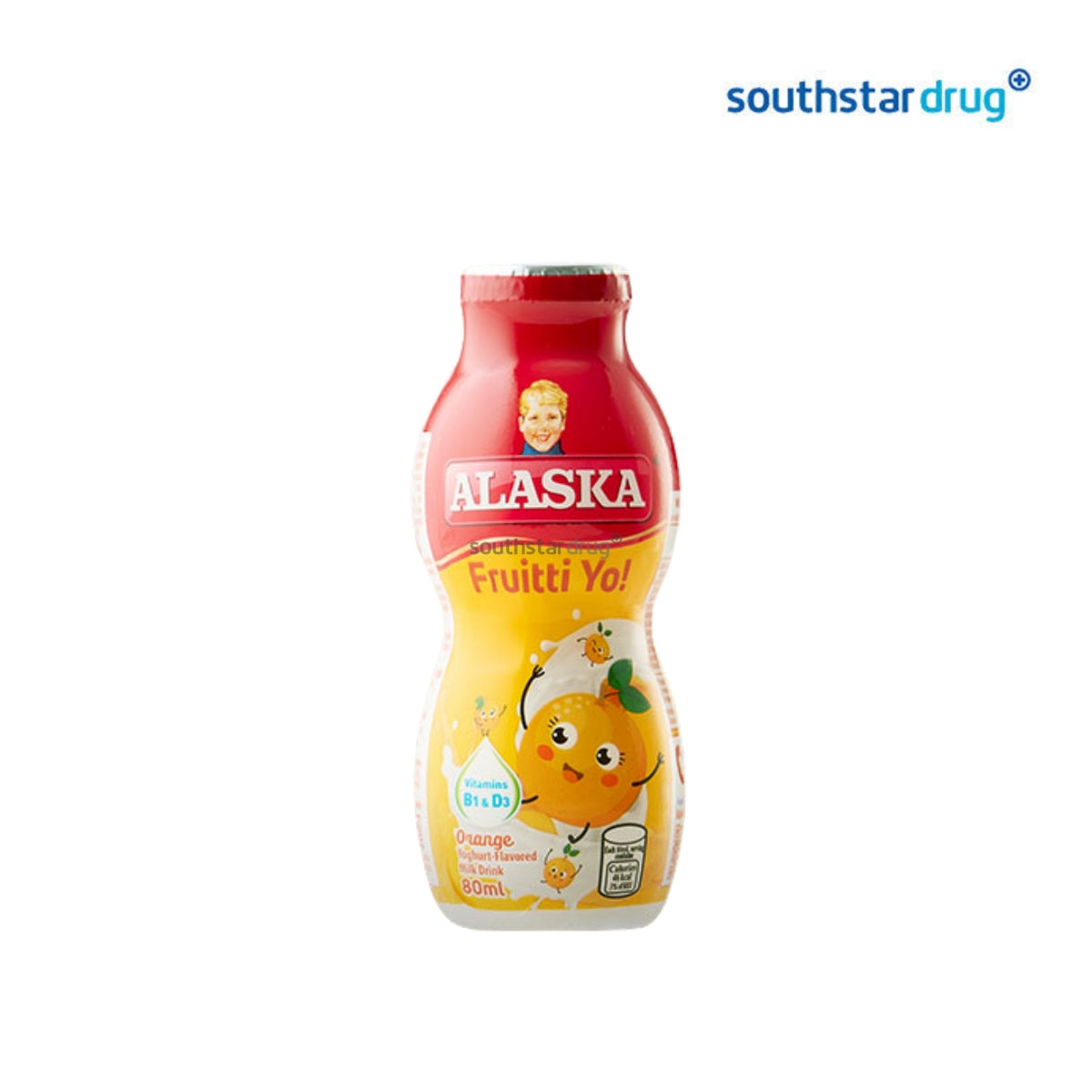 Alaska Fruitti Yo! Yoghurt Orange 80ml 1pc - Orange-Flavored Yogurt Drink