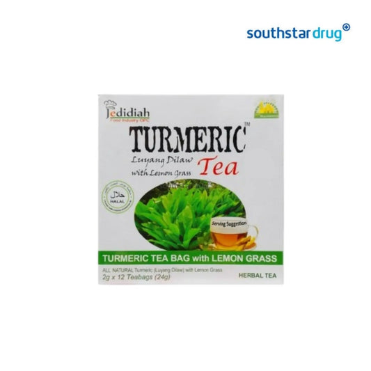 Jedidiah Turmeric Powder With Lemongrass Herbal Tea 2g x 12 Sachets