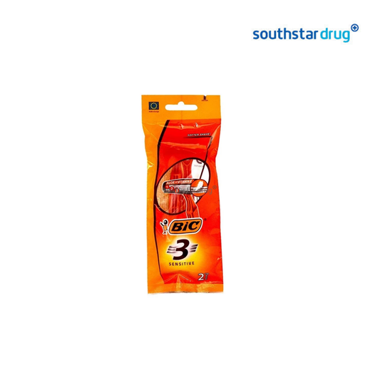Bic Shaver 3 Sensitive Pouch 2s