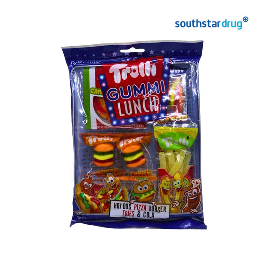 Trolli Gummi Lunch Gummy Candy 77g (1pc. Resealable Pouch) – Assorted Fruit Gummy Candies