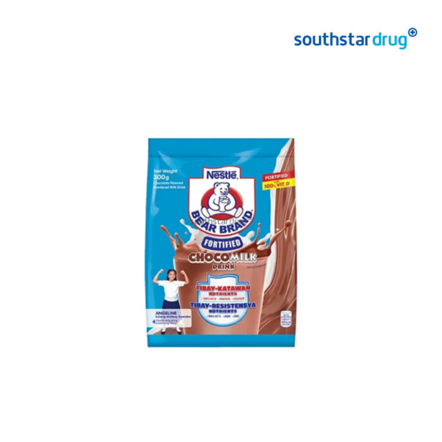 Bear Brand Fortified Choco 300g Pouch