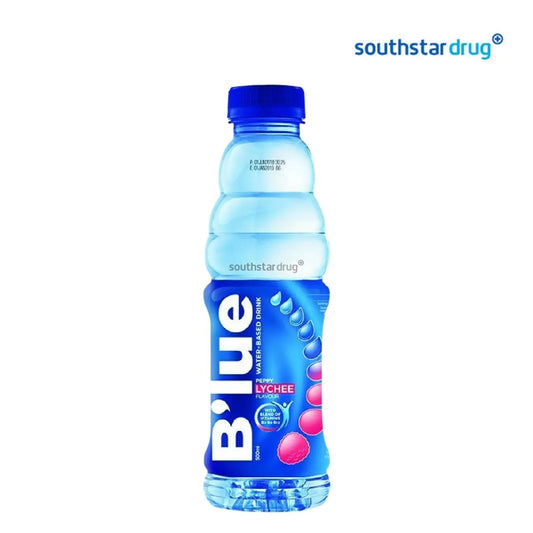 B'lue Flavored Water Peppy Lychee 500ml Bottle
