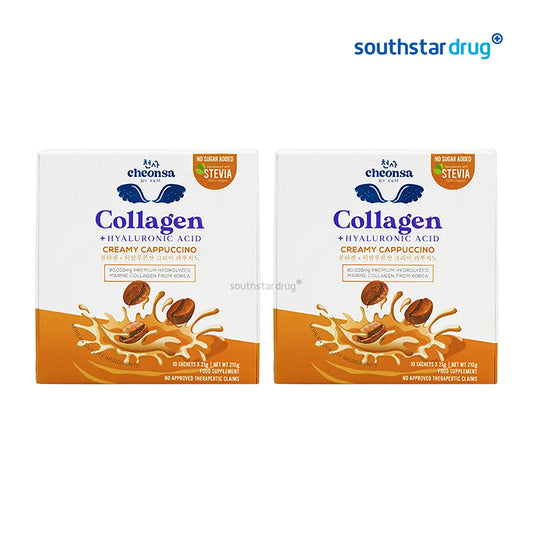 Cheonsa Collagen + Hyaluronic Acid Creamy Cappuccino 21g Buy 1 Take 1