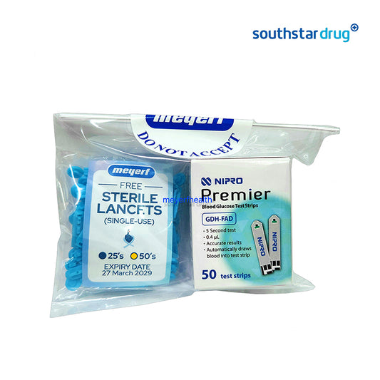 Nipro Premier Glucose Test Strips 50