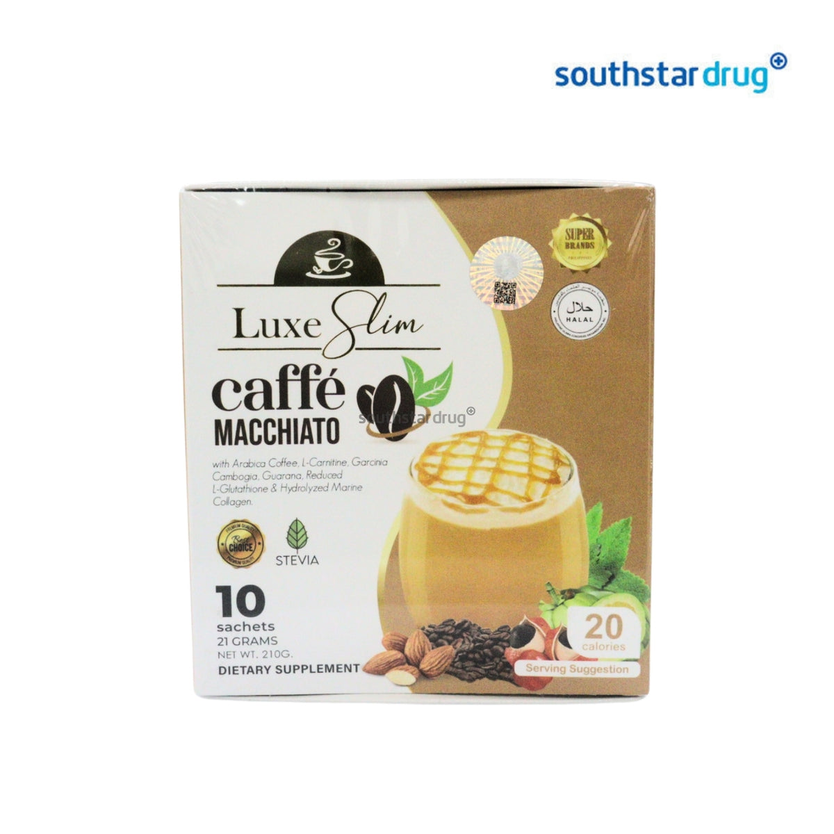 Luxe Slim Caffè Macchiato Powder Drink 10 Sachets