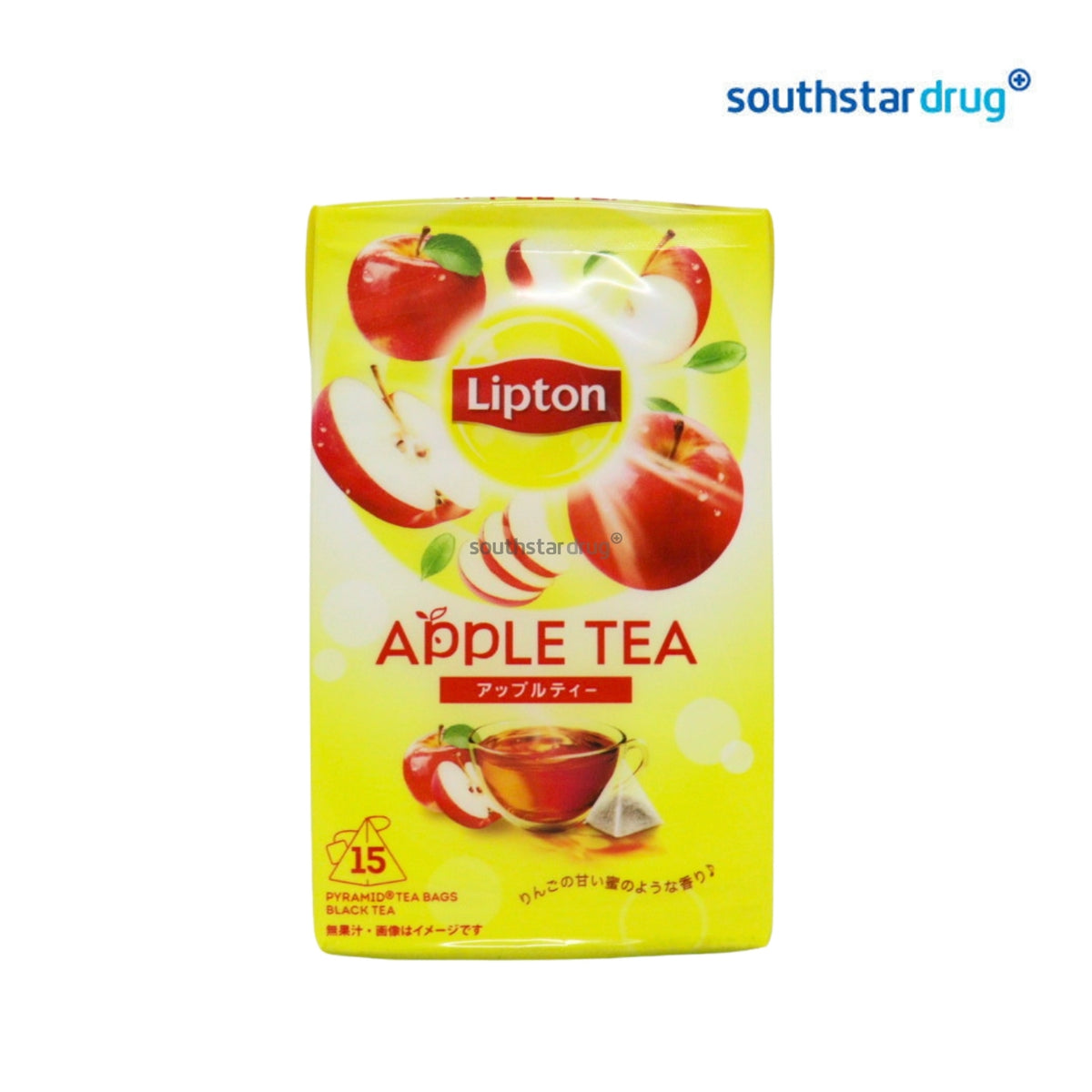 Lipton Apple Tea Bags (1 Pouch, 15 Tea Bags) – Apple-Flavored Tea