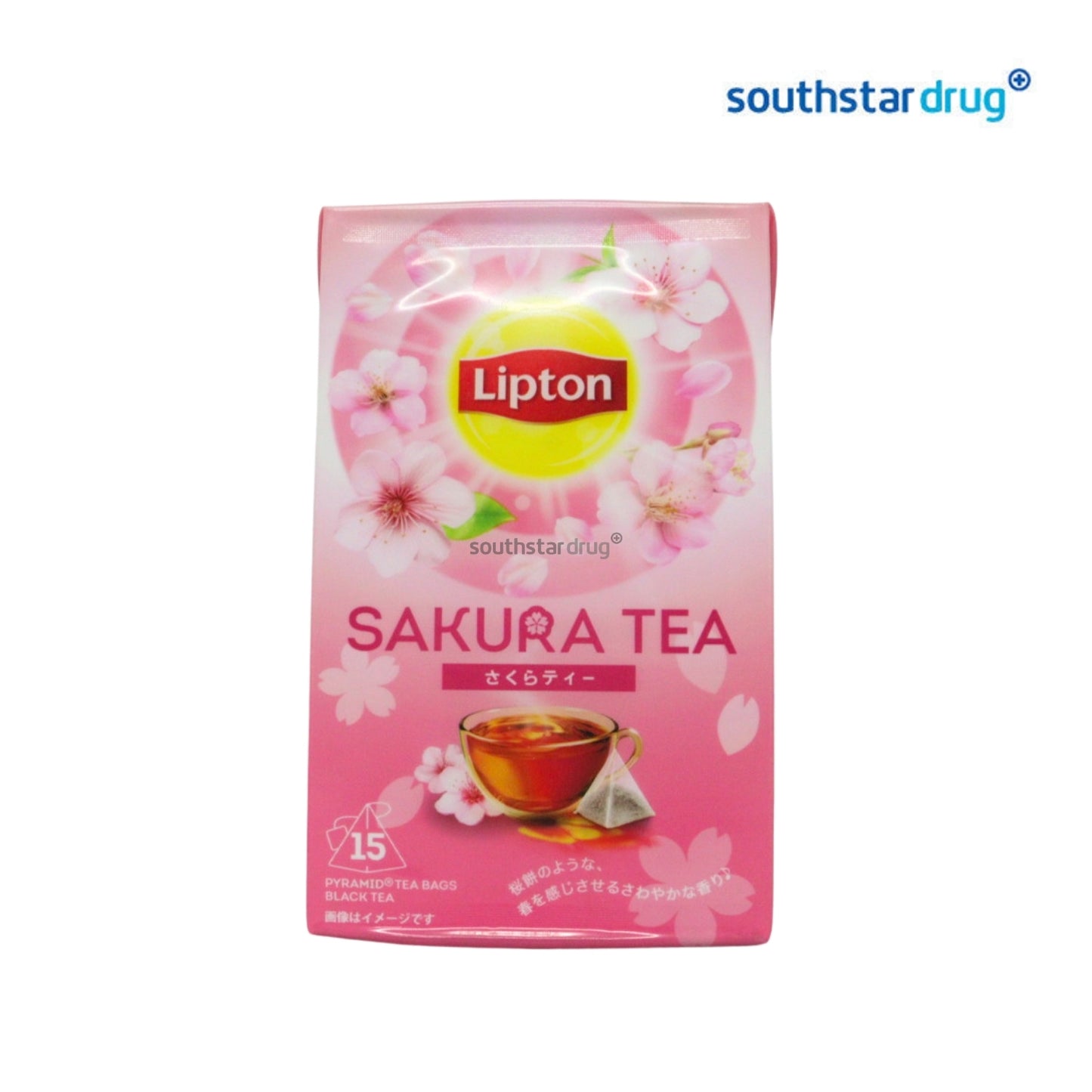 Lipton Sakura Tea Bags 1 Pouch, 15 Tea Bags) – Sakura-Flavored Tea