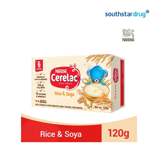 Cerelac Cereal Rice & Soya 120g