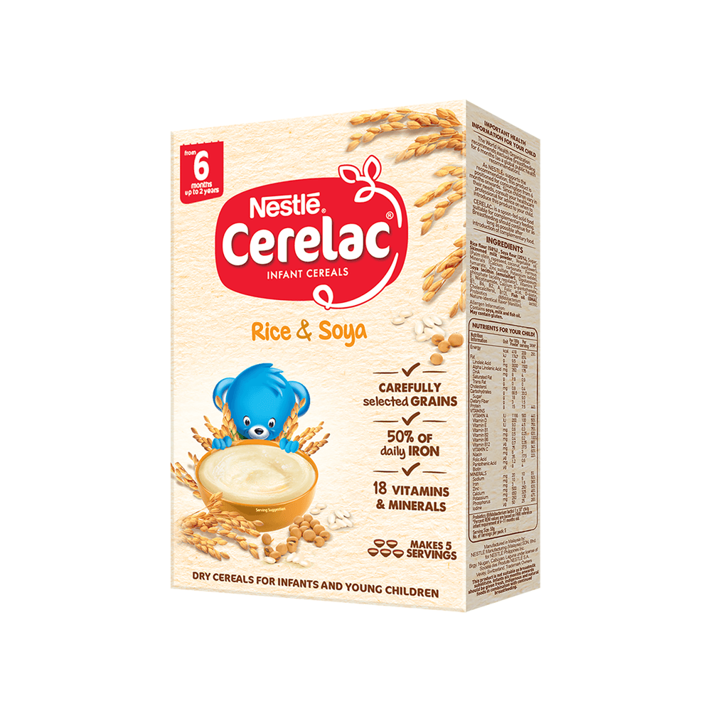 Cerelac Rice & Soya Cereal 250g - Southstar Drug