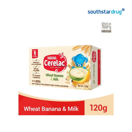 Cerelac Wheat Banana and Milk 120g