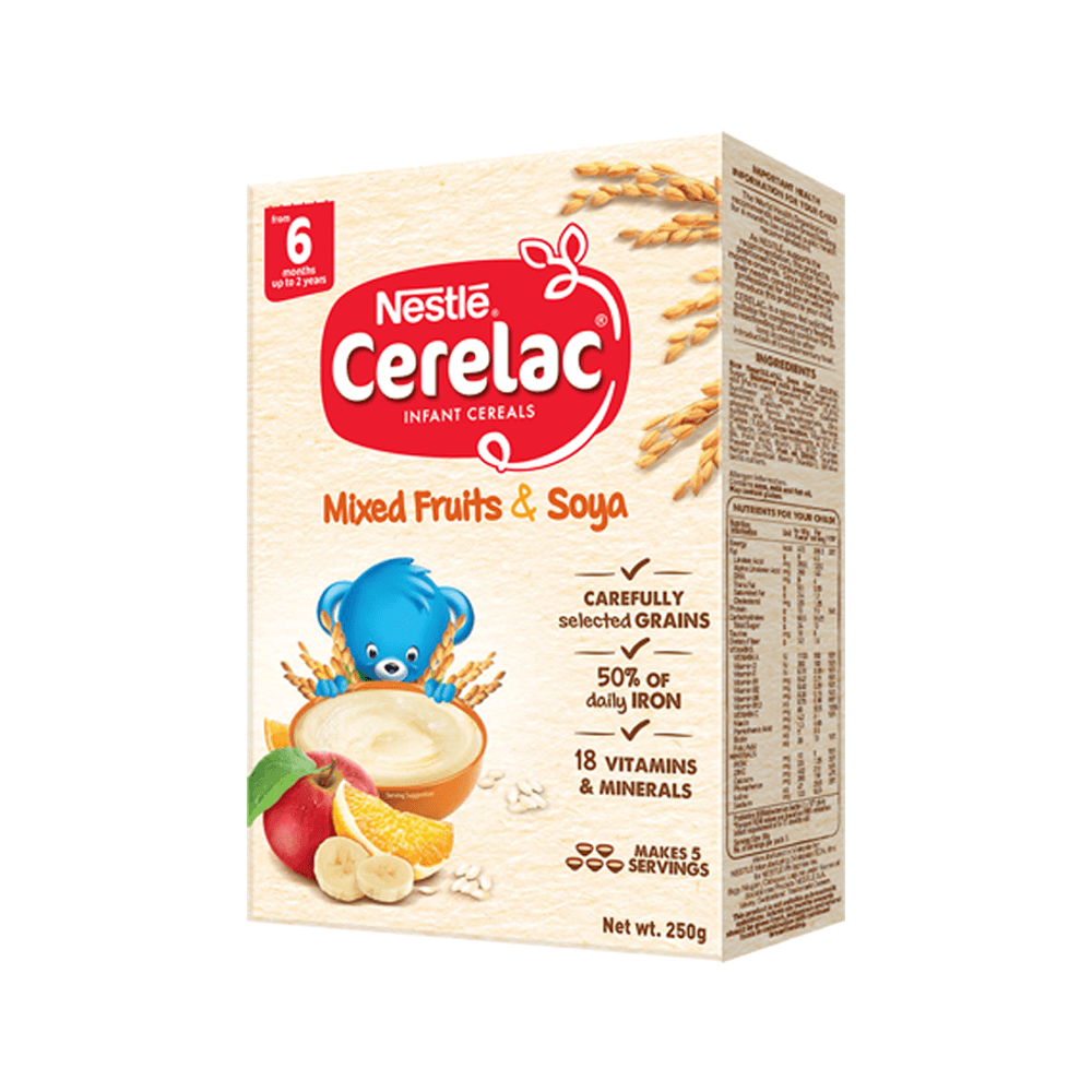 Cerelac Mixed Fruits & Soya Cereal 250g - Southstar Drug