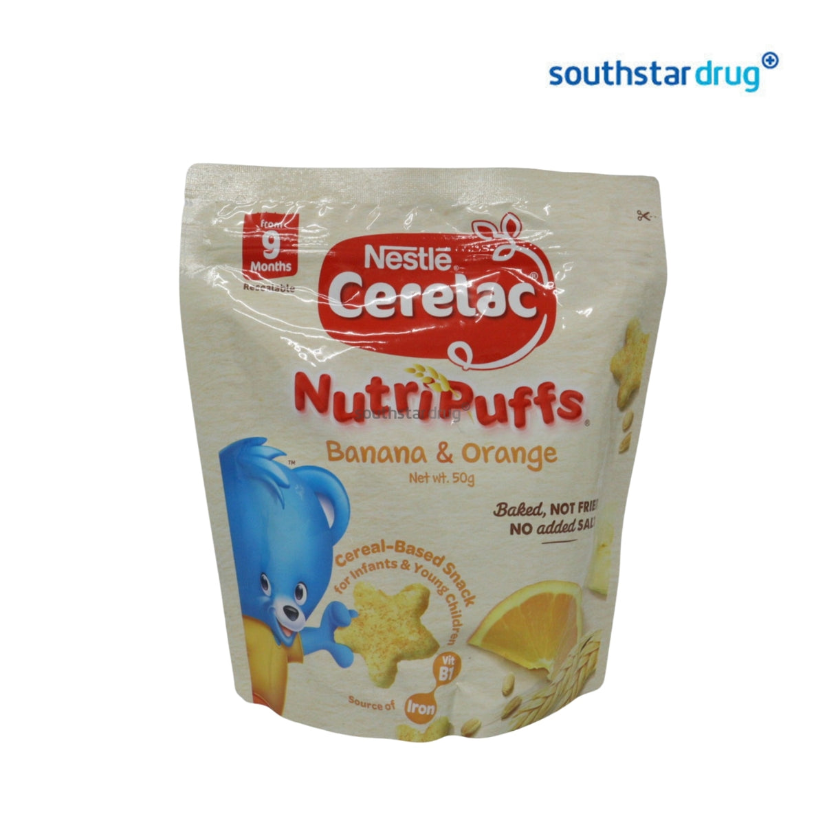 Cerelac NutriPuffs Banana & Orange 50g 1 Pack – Baby Snack