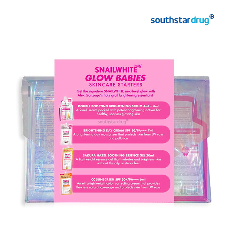 SnailWhite x Alex Gonzaga Glow Babies Skincare Starter Pack