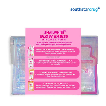 SnailWhite x Alex Gonzaga Glow Babies Skincare Starter Pack