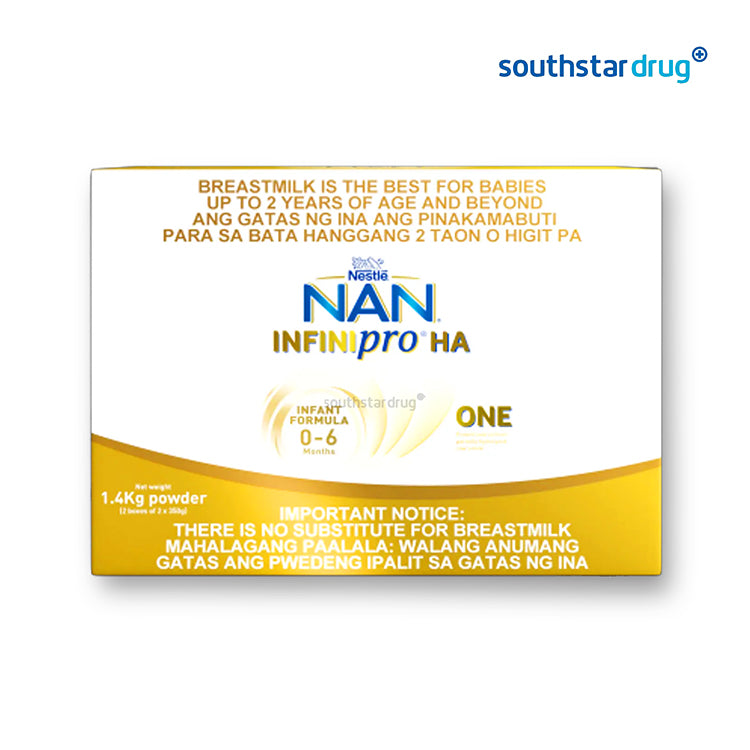 Nan Infinipro HA One 0 to 6 Months 1.4kg Box