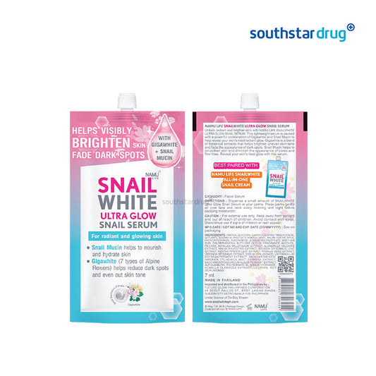 Snailwhite Ultra Glow Facial Serum 7ml Sachet