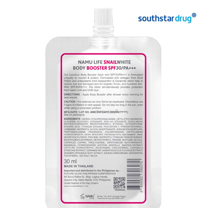 SnailWhite Lotion Body Booster SPF 30 30ml Sachet