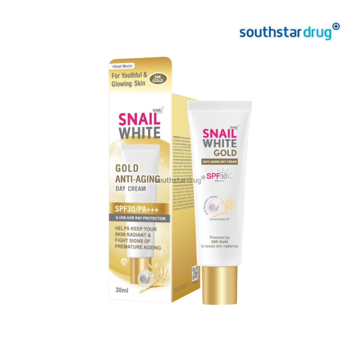 SnailWhite Gold Anti-Aging Day Cream SPF30/PA+++ 30ml