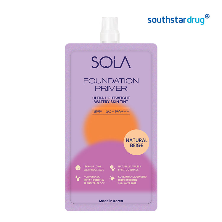 SOLA Foundation Primer Natural Beige 7ml Sachet