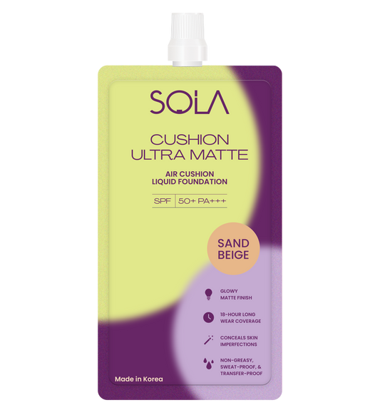 Sola Liquid Cushion Foundation Sand Beige 7ml Sachet